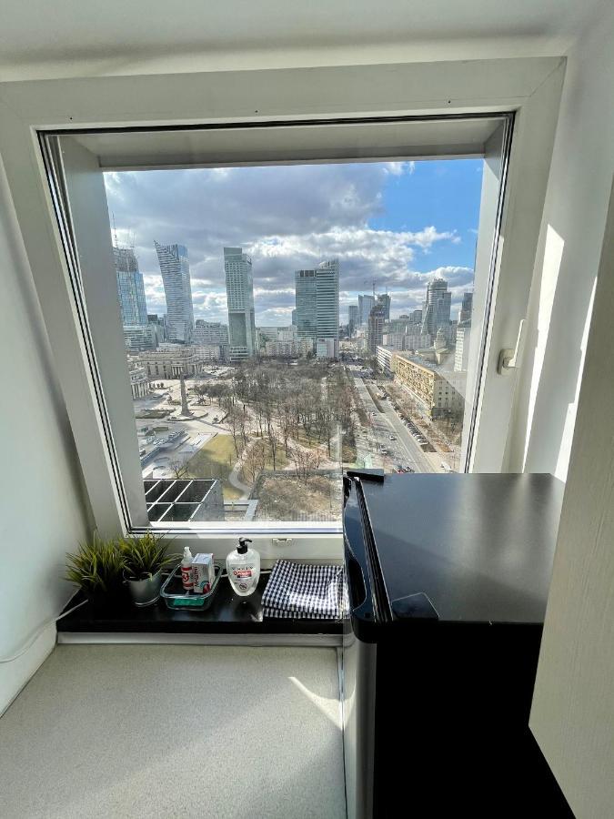Super Apartament Blue Scisle Centrum Dwie Linie Metra Netflix Wifi 300 Mbs Panorama Miasta Warszawa Eksteriør billede
